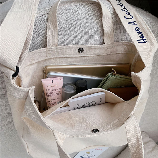 Dnevna ženska platnena torba preko ramena