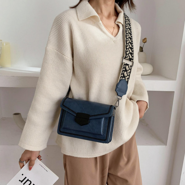 Ženska kožna torba sa tekstilnom ručkom - više boja