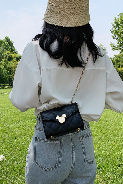 Mala ženska torba sa metalnim lancem - više boja