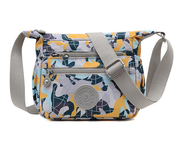 Ежедневна текстилна чанта с дълга дръжка и надпис