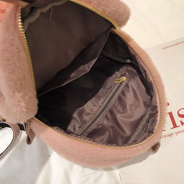 Ženska puhasta torba s patentnim zatvaračem i 3D elementom