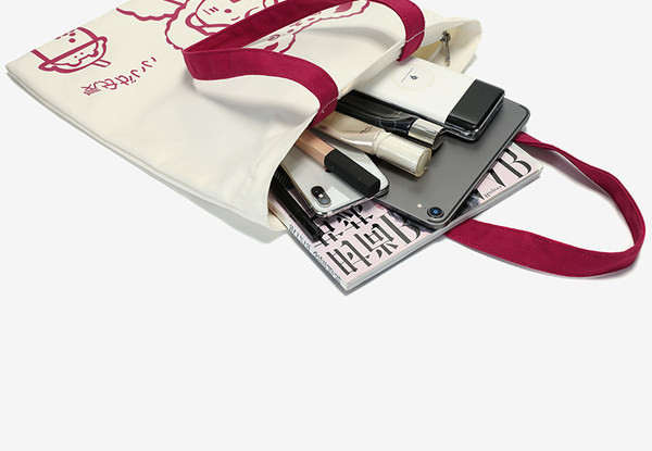 Γυναικεία καθημερινή υφασμάτινη τσάντα με διαφορετική εφαρμογή