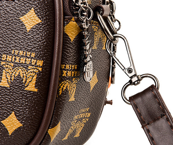 Γυναικεία μοντέρνα τσάντα από οικολογικό δέρμα με φερμουάρ