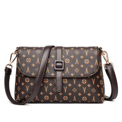 Μικρή ορθογώνια τσάντα ώμου από συνθετικό δέρμα σε διάφορα σχέδια