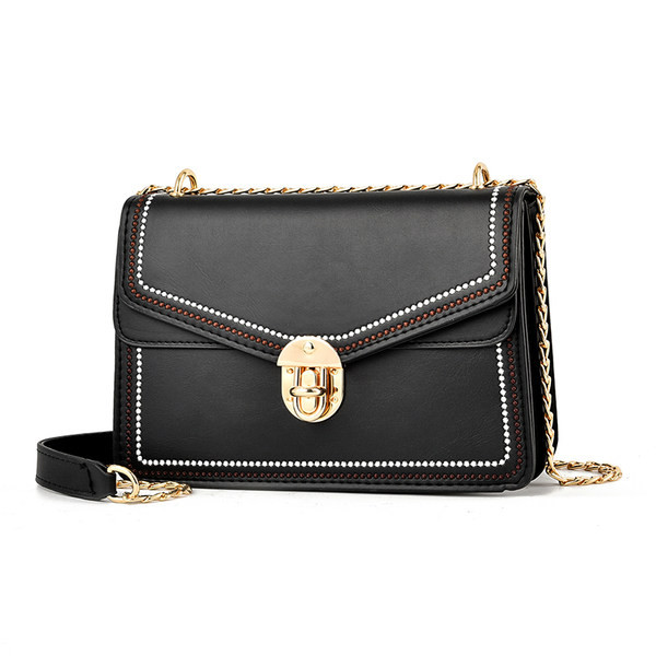 Elegantna kožna torba s kopčom