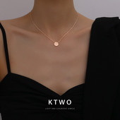 Γυναικεία αλυσίδα με στρογγυλό μενταγιόν