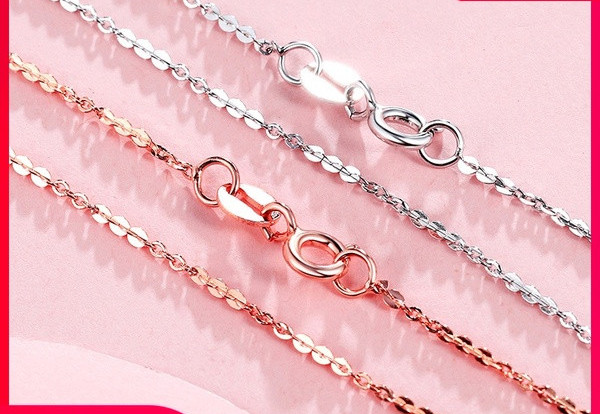 Κομψό γυναικείο λεπτό κολιέ σε διαφορετικά μοντέλα