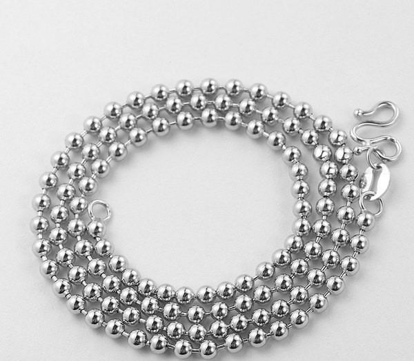 Κλασικό μοντέλο γυναικεία αλυσίδα μονόχρωμο σε ασημί χρώμα