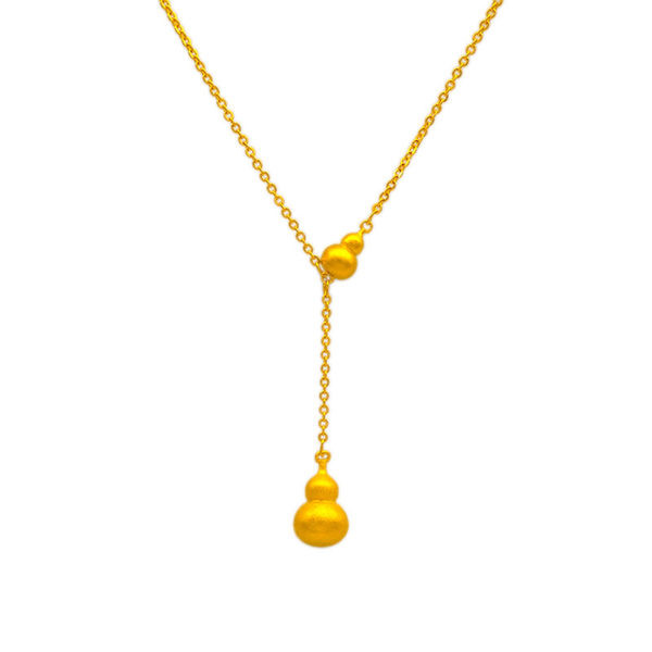 Дамска верижка с висулка - златист цвят