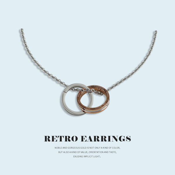 Γυναικείο κολιέ δύο μοντέλα σε χρυσό και ασήμι