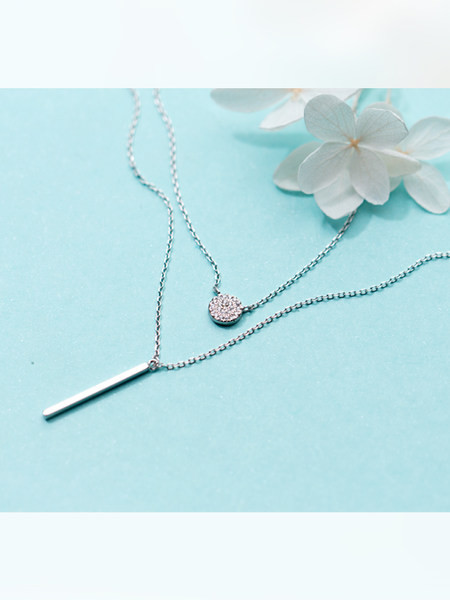 Καθημερινή γυναικεία αλυσίδα με δύο μενταγιόν