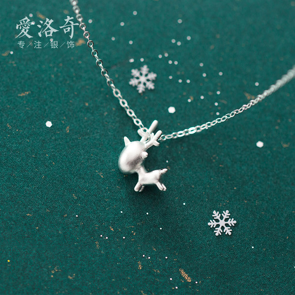 Νέο μοντέλο γυναικείο κολιέ με μενταγιόν ελάφι