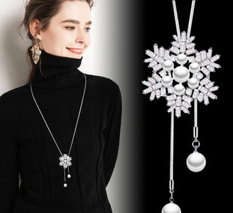 Μακρύ γυναικείο κολιέ με χρωματιστές πέτρες - πολλά μοντέλα