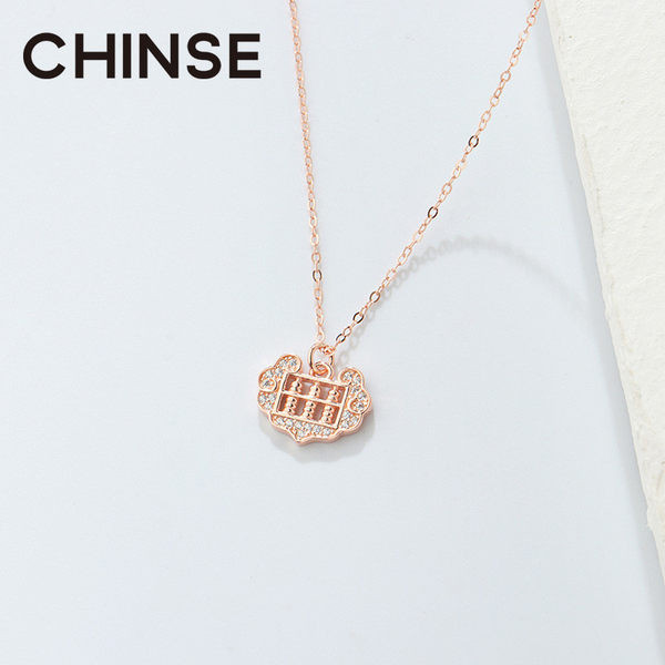 Ženski lančić sa privjeskom u srebrnoj ili zlatnoj boji