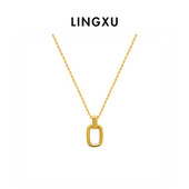 Γυναικείο κολιέ  σε χρυσό με μενταγιόν