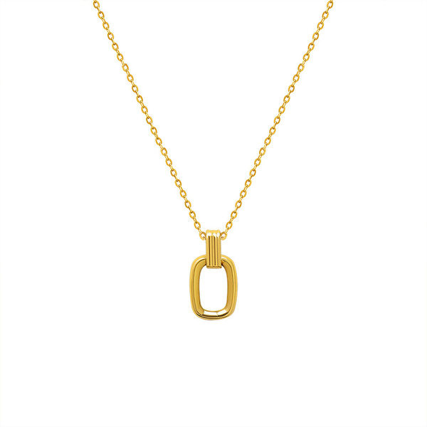 Γυναικείο κολιέ  σε χρυσό με μενταγιόν