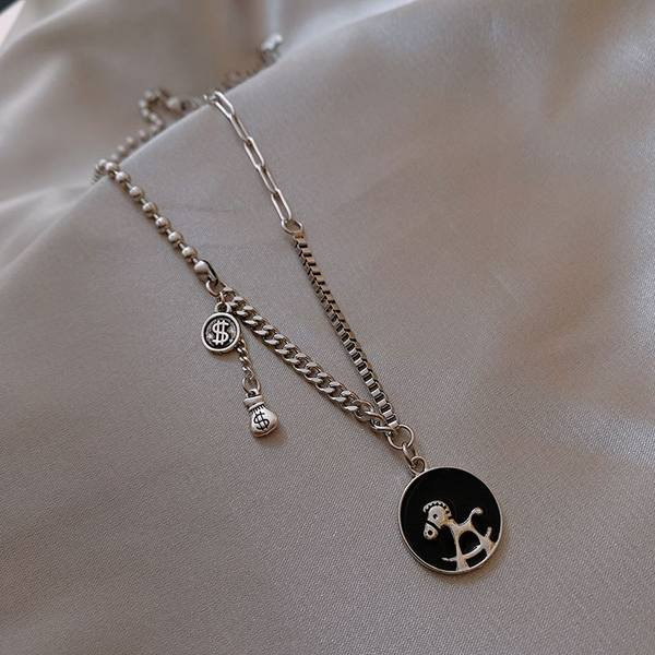 Srebrni lančić sa privjeskom - dva modela