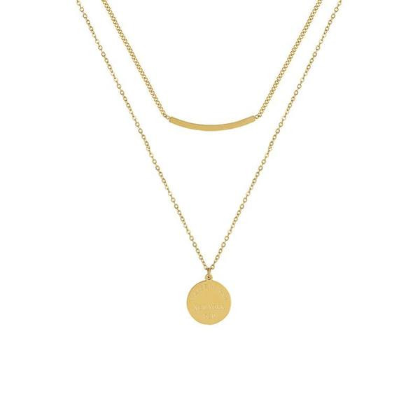 Γυναικεία αλυσίδα  με στρογγυλό μενταγιόν