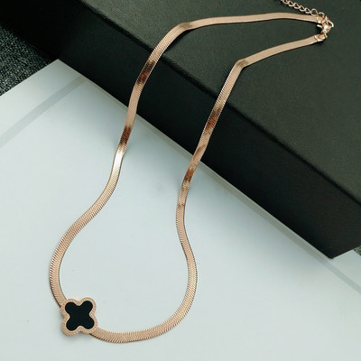 Νέο μοντέλο γυναικείο χρυσό κολιέ με μήκος 40 cm