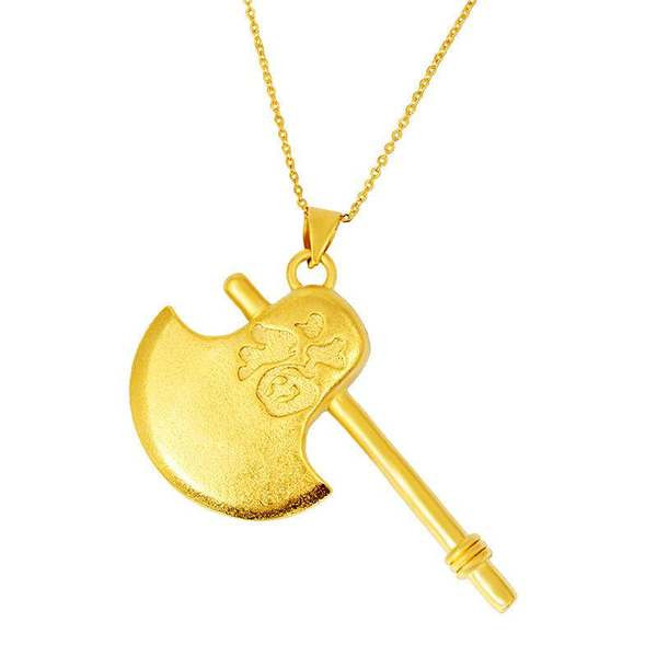 Дамско колие в златист цвят с висулка - два модела