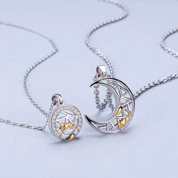 Γυναικείο κολιέ με μενταγιόν - δύο μοντέλα