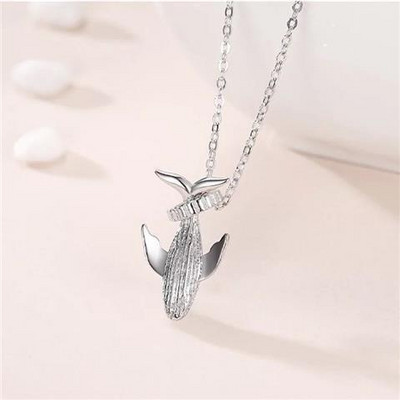 Νέο μοντέλο γυναικείο κολιέ με μενταγιόν φάλαινας