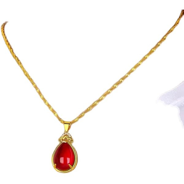 Κομψό γυναικείο κολιέ με μενταγιόν σε δύο μοντέλα