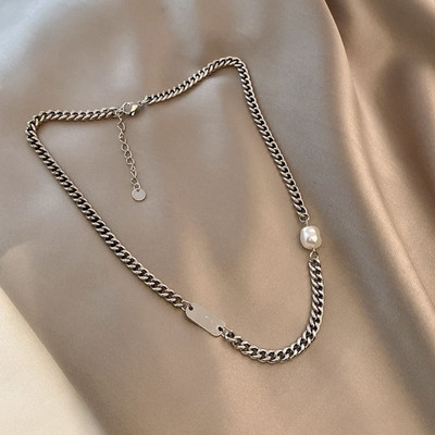 Γυναικείο καθημερινό κολιέ με πέρλα