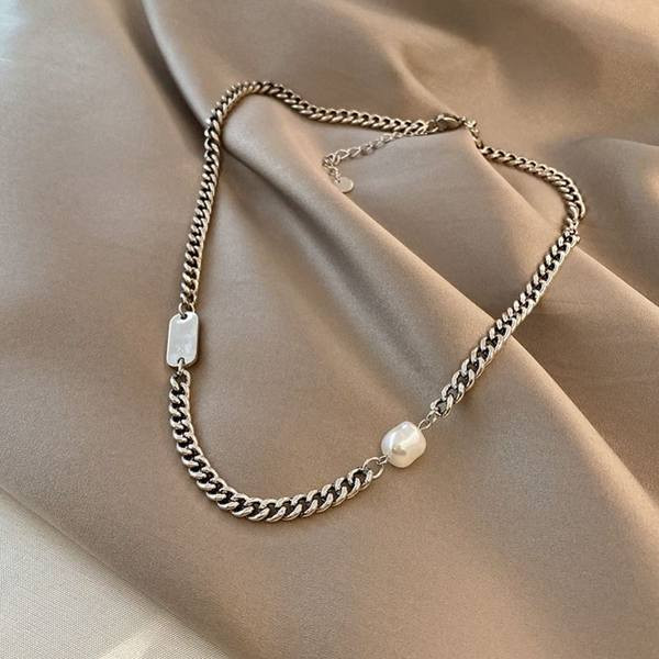 Γυναικείο καθημερινό κολιέ με πέρλα