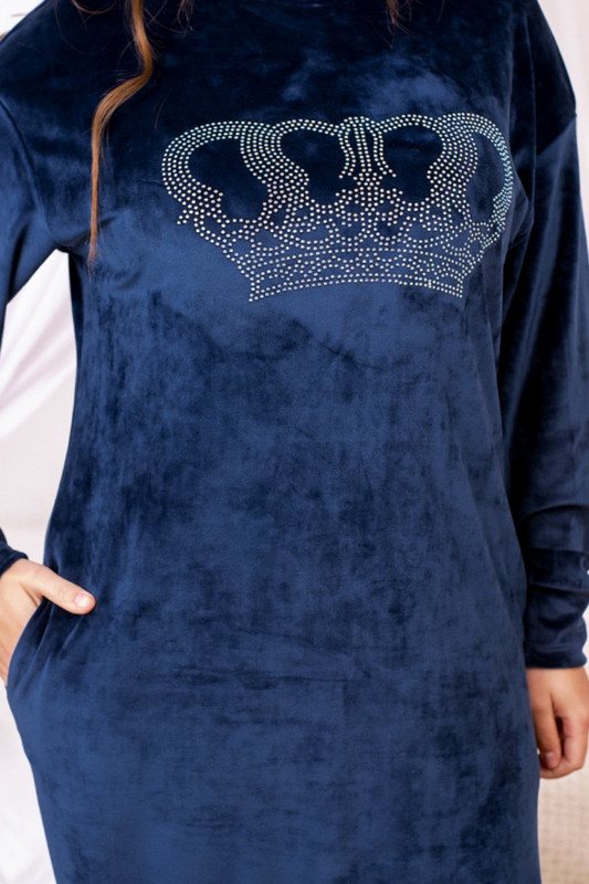 Домашна рокля от кадифе