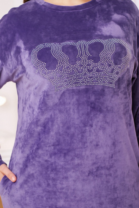 Домашна рокля от кадифе