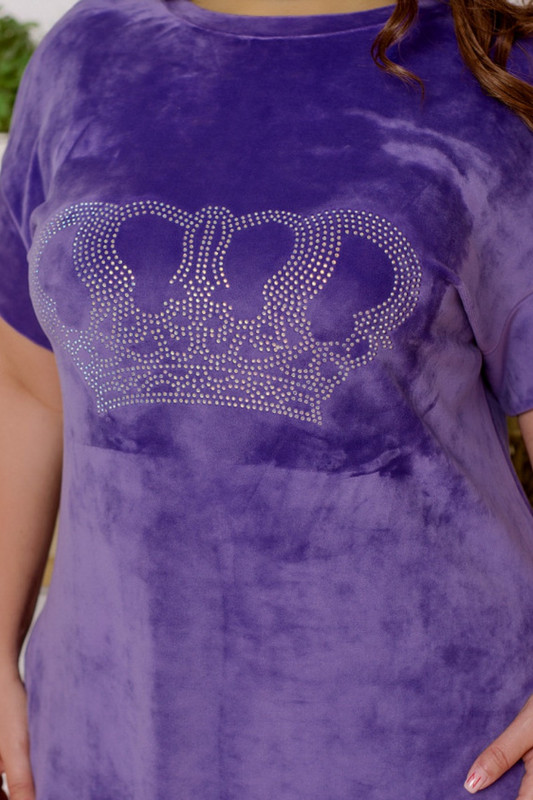 Домашна рокля от кадифе