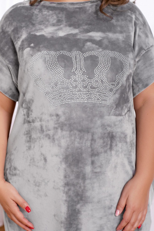 Домашна рокля от кадифе