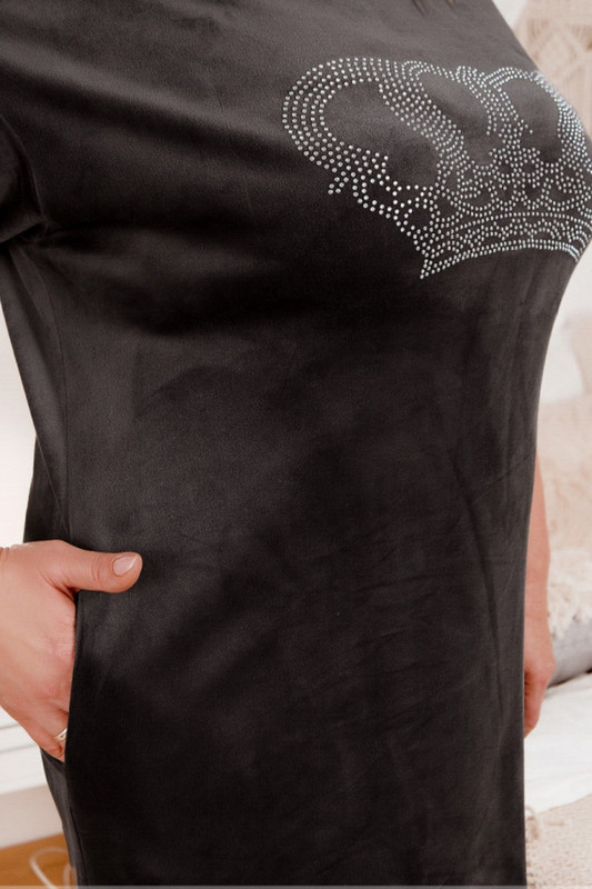 Домашна рокля от кадифе