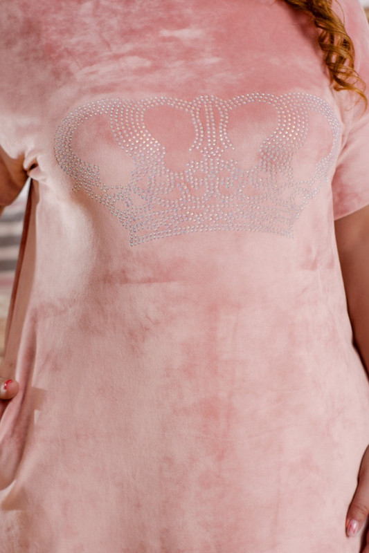 Домашна рокля от кадифе