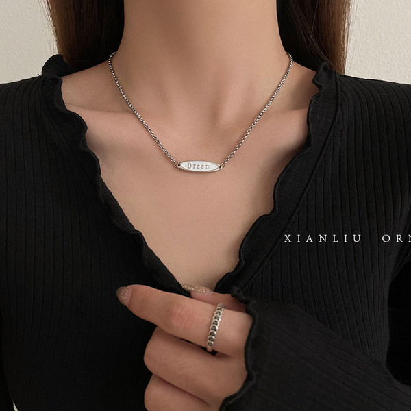 Γυναικεία αλυσίδα δύο σειρών σε ασημί χρώμα