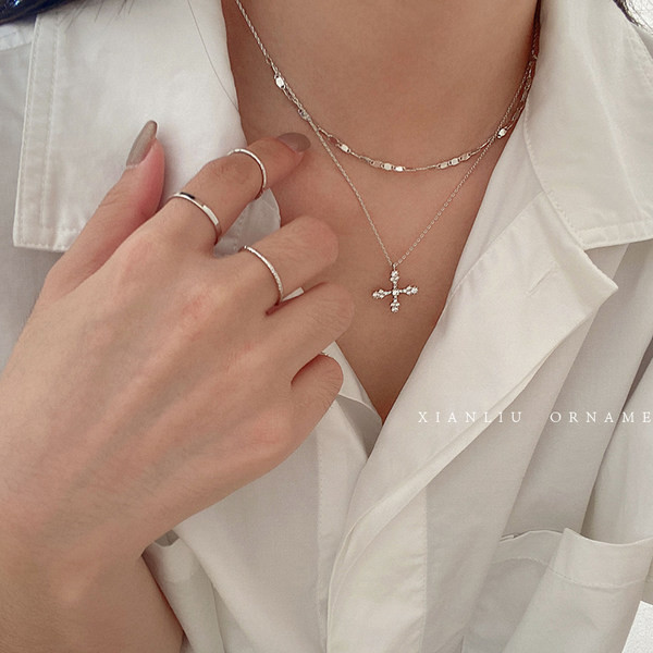 Γυναικείο καθημερινό κολιέ με πέτρες