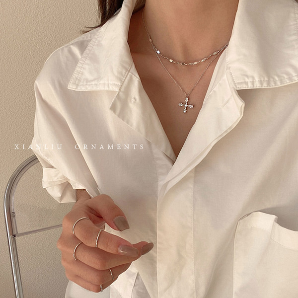 Γυναικείο καθημερινό κολιέ με πέτρες