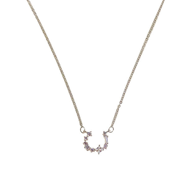 Γυναικείο κολιέ με λεπτή αλυσίδα και πέτρες