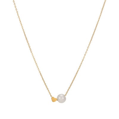 Γυναικεία αλυσίδα με διακόσμηση πέρλες