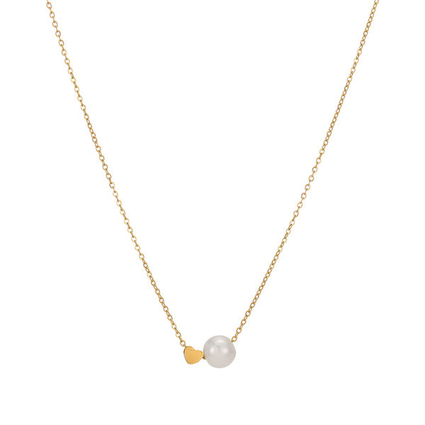 Γυναικεία αλυσίδα με διακόσμηση πέρλες