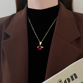 Γυναικείο κολιέ με διακοσμητική πέτρα