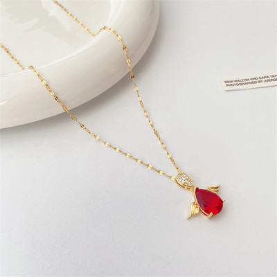 Γυναικείο κολιέ με διακοσμητική πέτρα