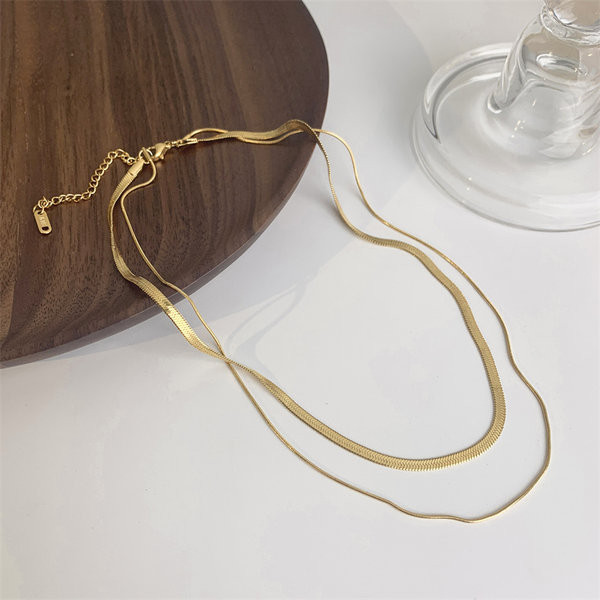 Dvoredni ženski lanac u zlatnoj boji