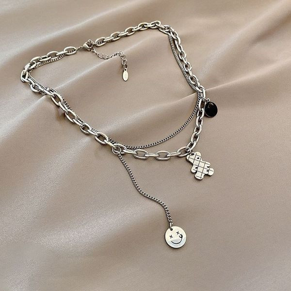 Καθημερινό γυναικείο κολιέ με τρία μενταγιόν