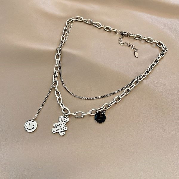 Καθημερινό γυναικείο κολιέ με τρία μενταγιόν