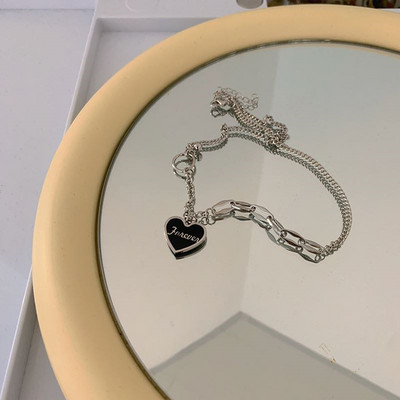 Νέο μοντέλο λεπτή γυναικεία αλυσίδα με μενταγιόν καρδιά