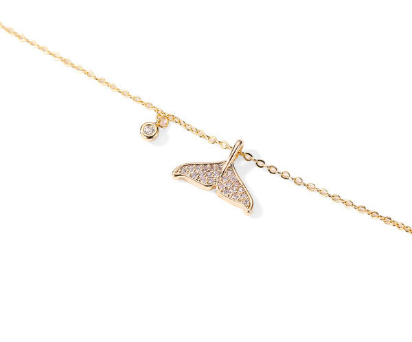 Γυναικείο βραχιόλι διχρωμία με διακοσμητικές πέτρες