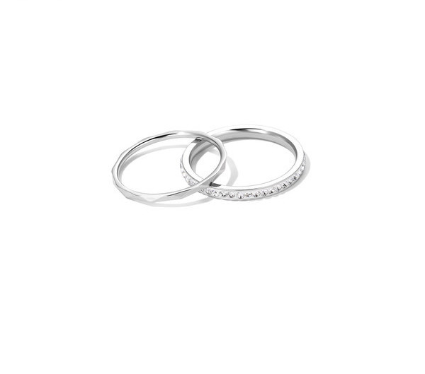 Γυναικείο σετ σκουλαρίκια σε χρυσό και ασημί χρώμα με διακοσμητικές πέτρες