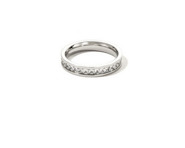 Κομψό γυναικείο δαχτυλίδι με πέτρες σε δύο μοντέλα